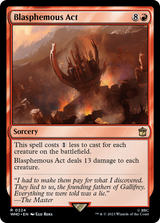 Blasphemous Act [Doctor Who] - Magic: The Gathering