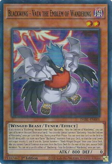 Blackwing - Vata the Emblem of Wandering (DABL-EN001) [Super Rare] - Yu-Gi-Oh!