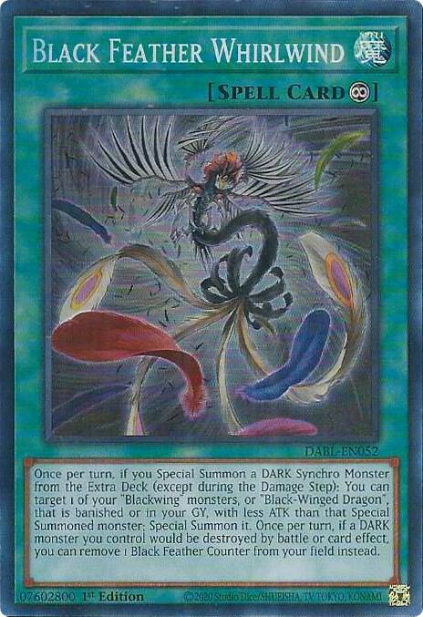 Black Feather Whirlwind (DABL-EN052) [Super Rare] - Yu-Gi-Oh!