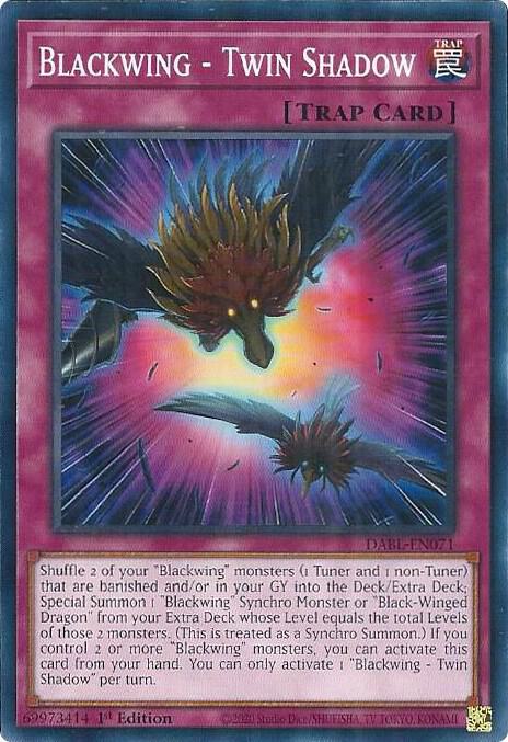 Blackwing - Twin Shadow (DABL-EN071) [Common] - Yu-Gi-Oh!