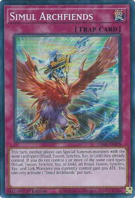 Simul Archfiends (DABL-EN078) [Super Rare] - Yu-Gi-Oh!