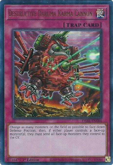 Destructive Daruma Karma Cannon (DABL-EN084) [Ultra Rare] - Yu-Gi-Oh!