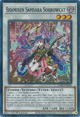 Shamisen Samsara Sorrowcat (DABL-EN044) [Super Rare] - Yu-Gi-Oh!