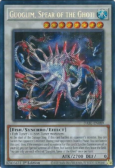 Guoglim, Spear of the Ghoti (DABL-EN089) [Secret Rare] - Yu-Gi-Oh!