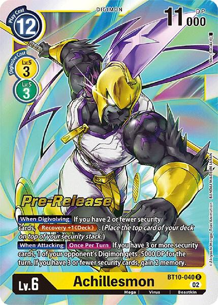Achillesmon - Digimon Card Game