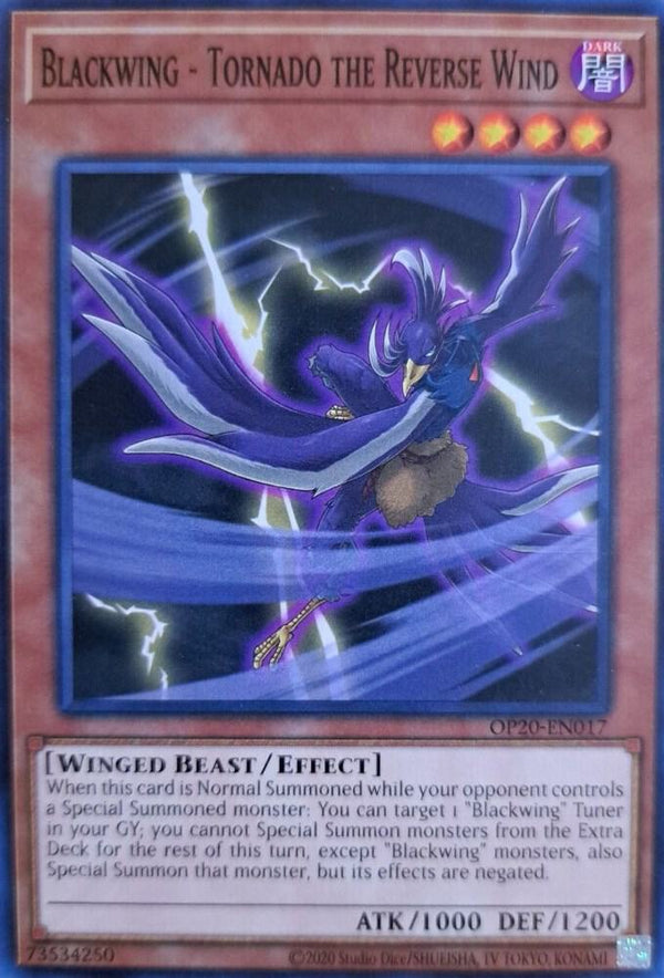 Blackwing - Tornado the Reverse Wind (OP20-EN017) [Common] - Yu-Gi-Oh!