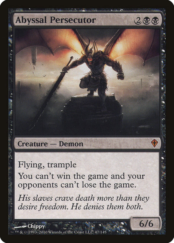 Abyssal Persecutor [Worldwake] - Magic: The Gathering