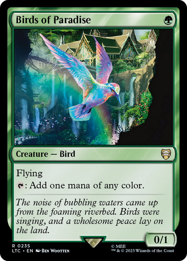 Birds of Paradise [The Lord of the Rings: Tales of Middle-Earth Commander] - Magic: The Gathering