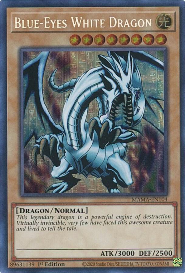 Blue-Eyes White Dragon (Secret Pharaoh's Rare)
