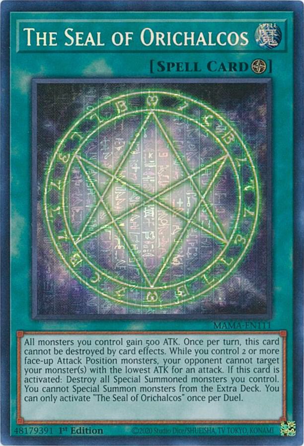 The Seal of Orichalcos (Secret Pharaoh's Rare)