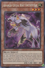 Advanced Crystal Beast Amethyst Cat (BLCR-EN011) [Secret Rare] - Yu-Gi-Oh!