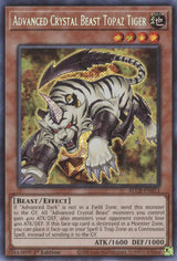Advanced Crystal Beast Topaz Tiger (BLCR-EN013) [Secret Rare] - Yu-Gi-Oh!