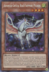 Advanced Crystal Beast Sapphire Pegasus (BLCR-EN016) [Secret Rare] - Yu-Gi-Oh!