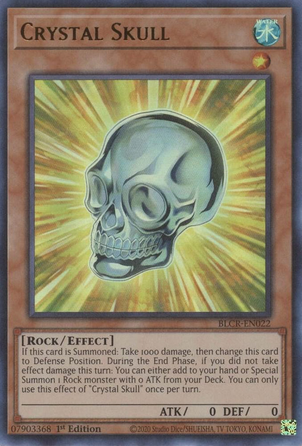 Crystal Skull (BLCR-EN022) [Ultra Rare] - Yu-Gi-Oh!