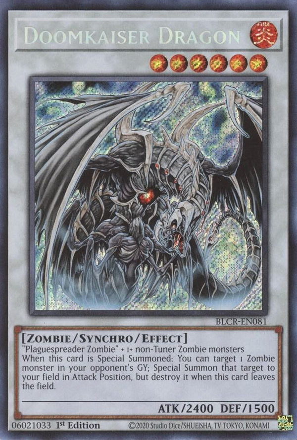 Doomkaiser Dragon (BLCR-EN081) [Secret Rare] - Yu-Gi-Oh!