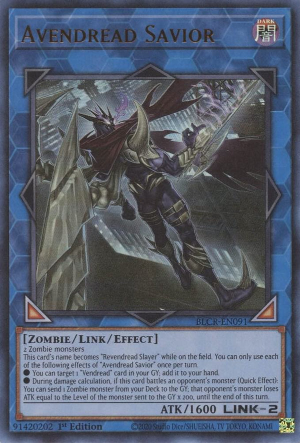 Avendread Savior (BLCR-EN091) [Ultra Rare] - Yu-Gi-Oh!