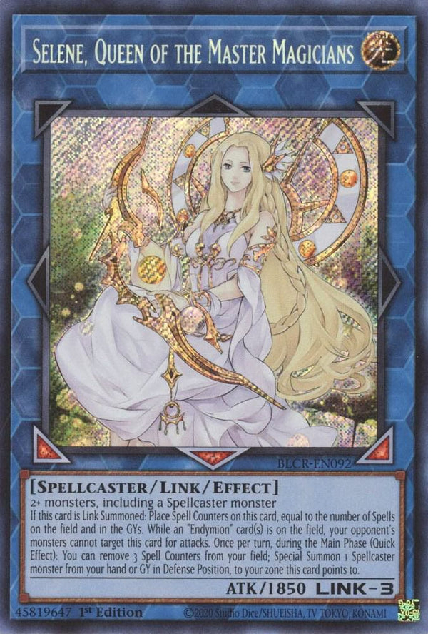 Selene, Queen of the Master Magicians (BLCR-EN092) [Secret Rare] - Yu-Gi-Oh!
