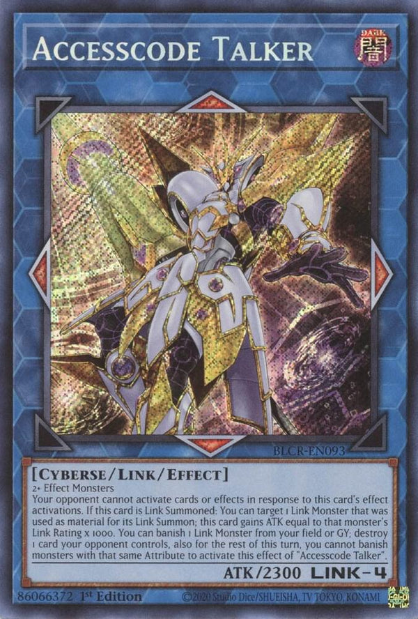 Accesscode Talker (BLCR-EN093) [Secret Rare] - Yu-Gi-Oh!