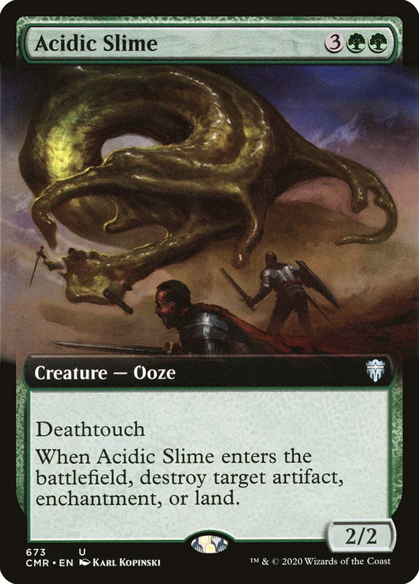 Acidic Slime (Extended Art) [Commander Legends] - Magic: The Gathering