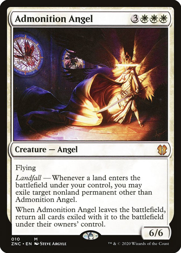 Admonition Angel [Zendikar Rising Commander] - Magic: The Gathering