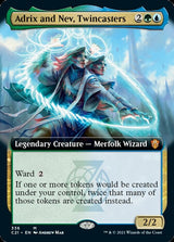 Adrix and Nev, Twincasters (Extended Art) [Commander 2021] - Magic: The Gathering