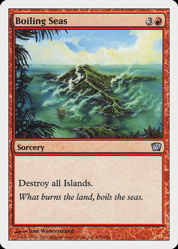 Boiling Seas [Ninth Edition] - Magic: The Gathering