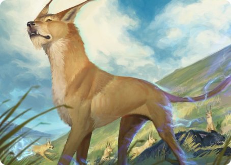 Blink Dog Art Card [Dungeons & Dragons: Adventures in the Forgotten Realms Art Series] - Magic: The Gathering