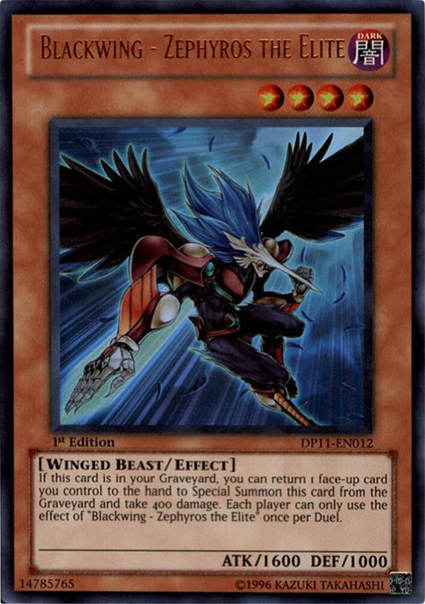 Blackwing - Zephyros the Elite (DP11-EN012) [Ultra Rare] - Yu-Gi-Oh!