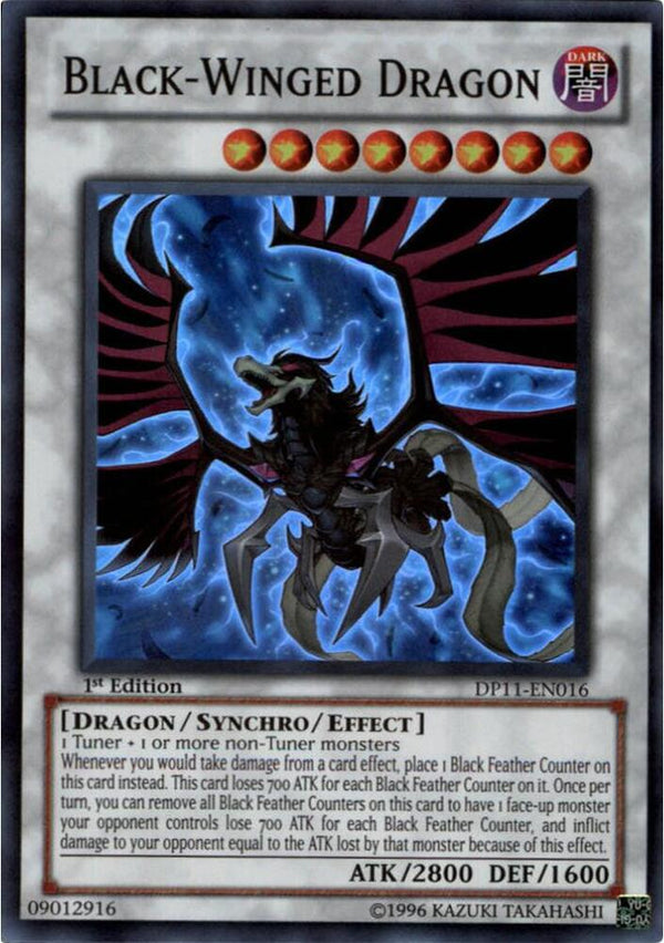 Black-Winged Dragon (DP11-EN016) [Super Rare] - Yu-Gi-Oh!