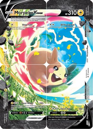 Morpeko V-UNION (SWSH215-218) (Set of 4) [Sword & Shield: Black Star Promos] - Pokémon