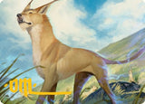 Blink Dog Art Card (Gold-Stamped Signature) [Dungeons & Dragons: Adventures in the Forgotten Realms Art Series] - Magic: The Gathering