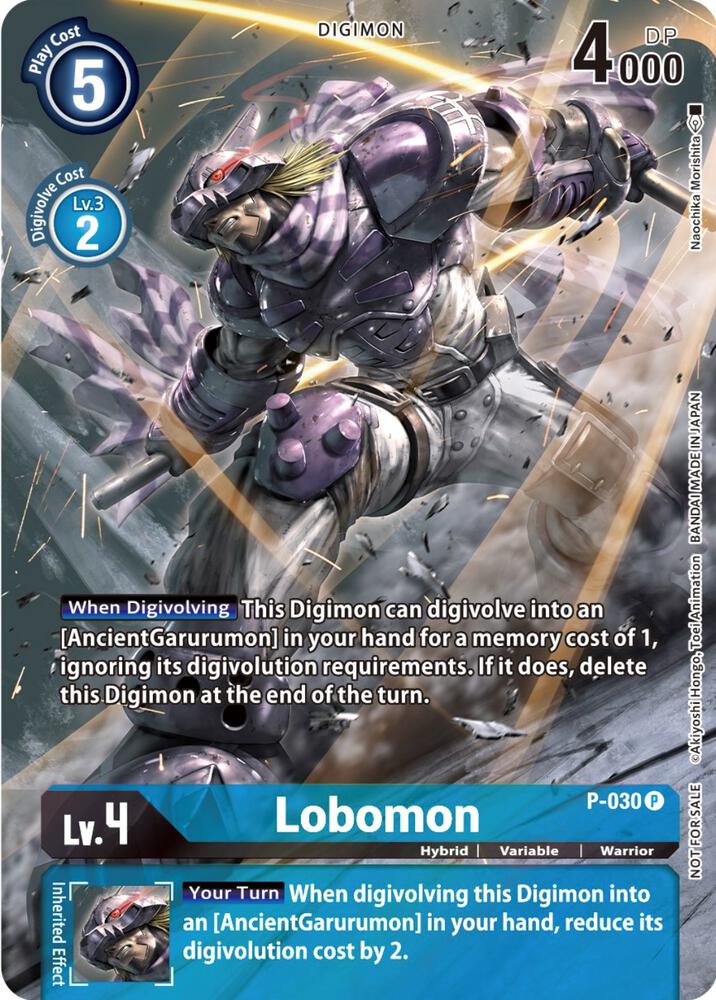 Lobomon - P-030 (2nd Anniversary Frontier Card)