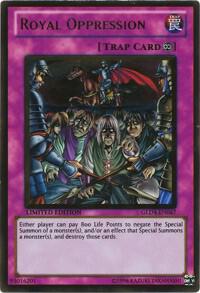 Royal Oppression (GLD4-EN047) [Gold Rare] - Yu-Gi-Oh!