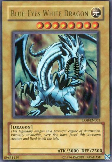 Blue-Eyes White Dragon (LOB-EN001) [Ultra Rare] - Yu-Gi-Oh!