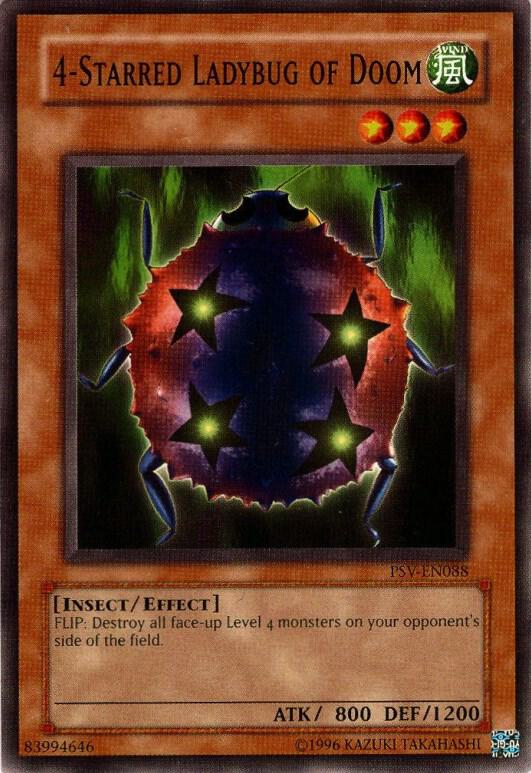 4-Starred Ladybug of Doom (PSV-EN088) [Common] - Yu-Gi-Oh!