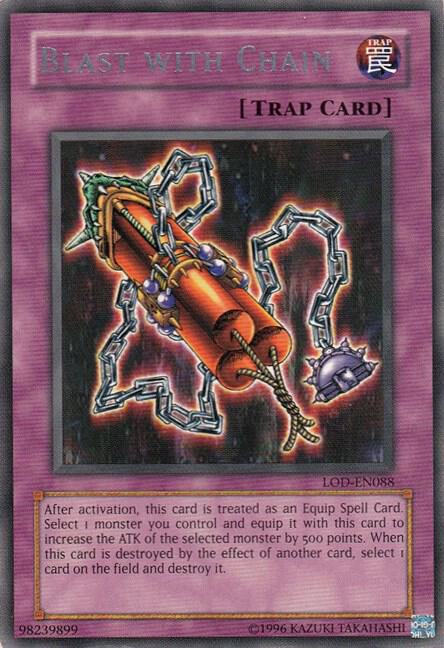 Blast with Chain (LOD-EN088) [Rare] - Yu-Gi-Oh!