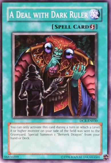 A Deal with Dark Ruler (DCR-EN030) [Common] - Yu-Gi-Oh!