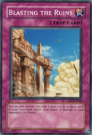 Blasting the Ruins (IOC-EN048) [Common] - Yu-Gi-Oh!