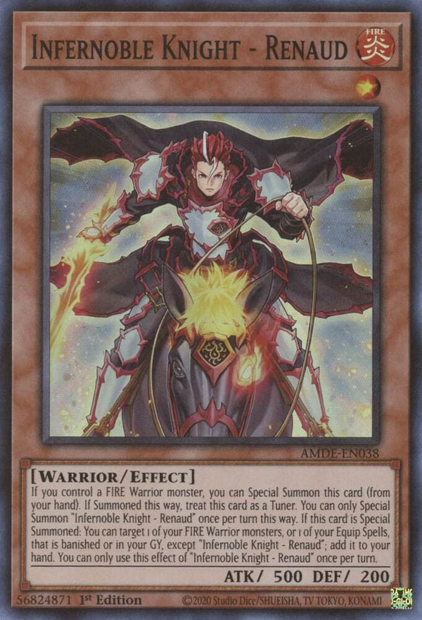 Infernoble Knight - Renaud (AMDE-EN038) [Super Rare] - Yu-Gi-Oh!