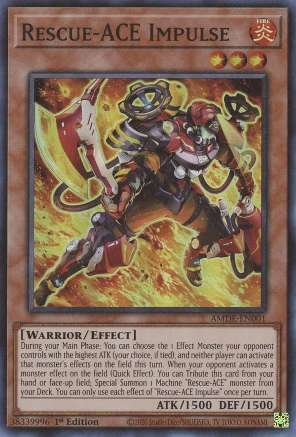 Rescue-ACE Impulse (AMDE-EN001) [Super Rare] - Yu-Gi-Oh!