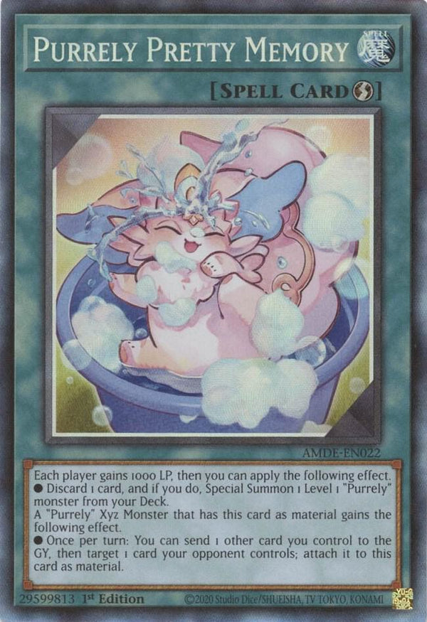 Purrely Pretty Memory (CR) (AMDE-EN022) [Collector's Rare] - Yu-Gi-Oh!