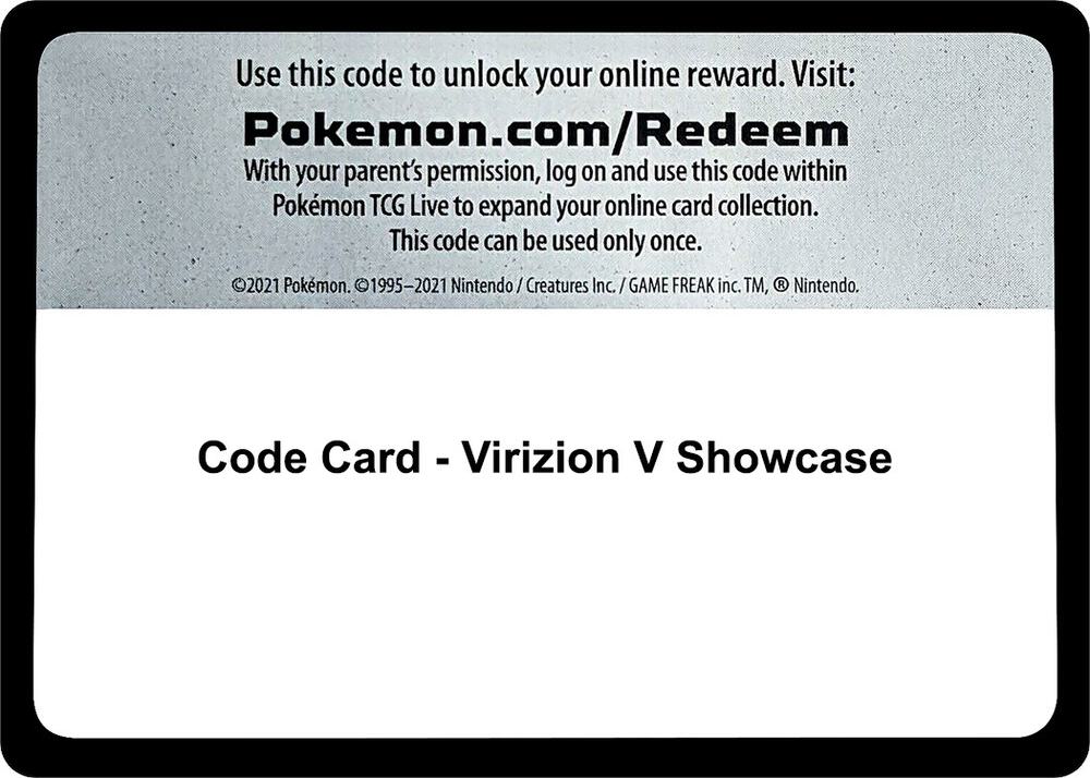 Code Card - Virizion V Showcase