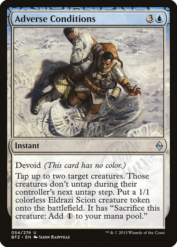 Adverse Conditions [Battle for Zendikar] - Magic: The Gathering