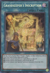 Gravekeeper's Inscription (PHHY-EN000) [Secret Rare] - Yu-Gi-Oh!