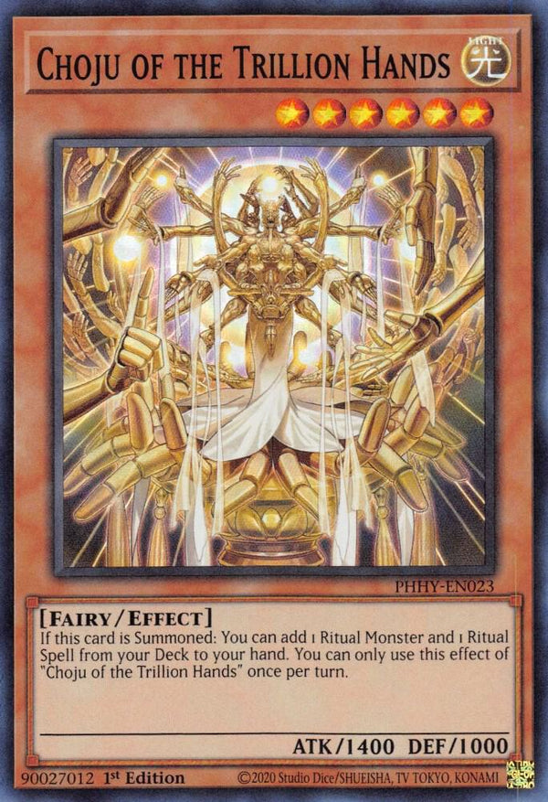 Choju of the Trillion Hands (PHHY-EN023) [Super Rare] - Yu-Gi-Oh!