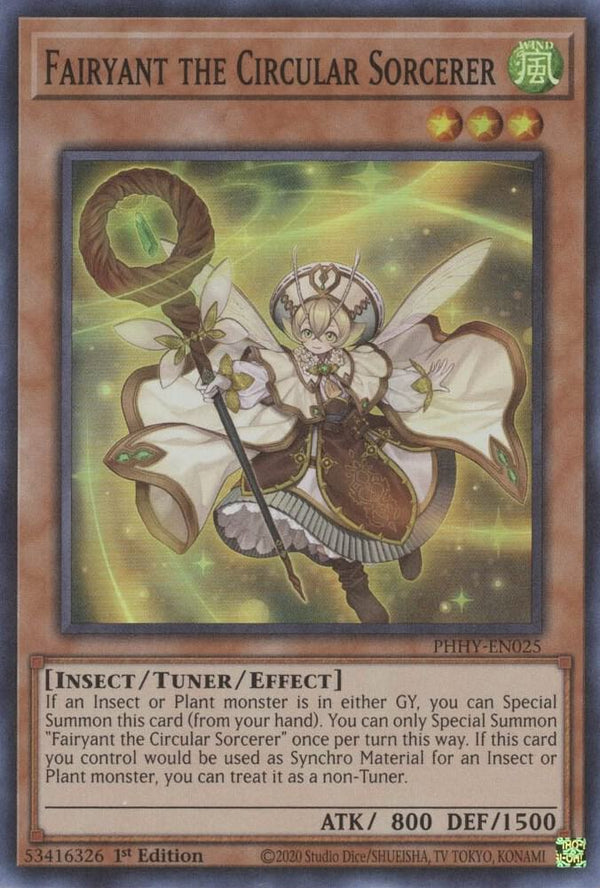 Fairyant the Circular Sorcerer (PHHY-EN025) [Super Rare] - Yu-Gi-Oh!