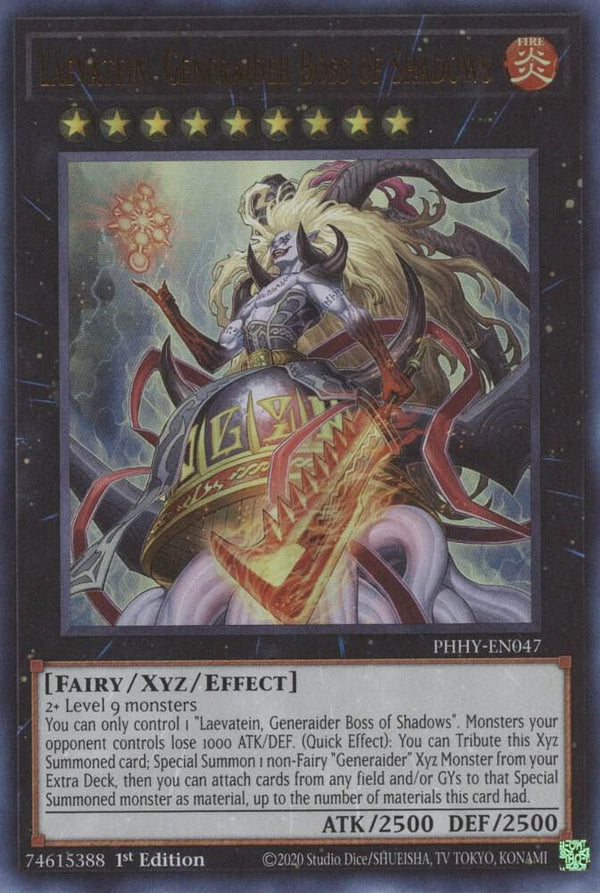 Laevatein, Generaider Boss of Shadows (PHHY-EN047) [Ultra Rare] - Yu-Gi-Oh!