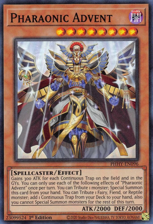 Pharaonic Advent (PHHY-EN096) [Super Rare] - Yu-Gi-Oh!