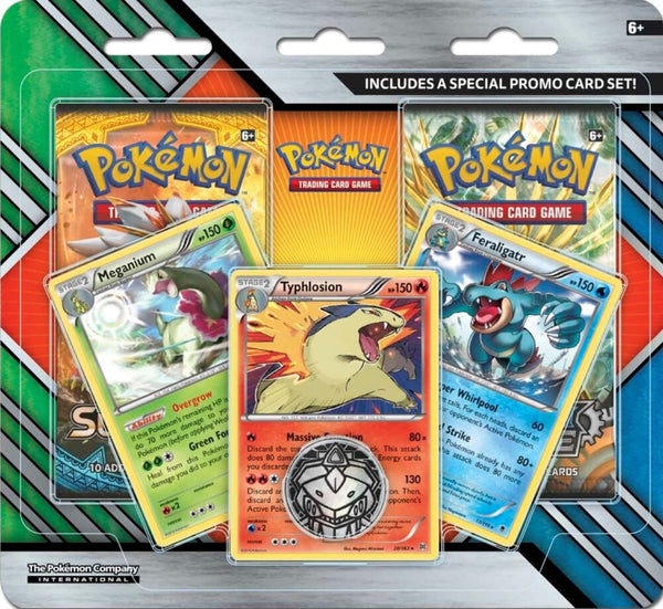 2-Pack Blister Pack [Meganium, Typhlosion & Feraligatr] - Pokémon