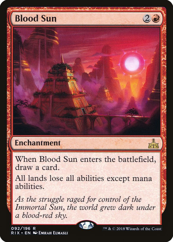 Blood Sun [Rivals of Ixalan] - Magic: The Gathering